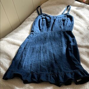 NWOT Old Navy Dark Blue Denim Dress